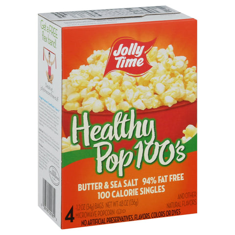 Jolly Time Popcorn Healthy Pop Mini - 4.8 OZ 12 Pack