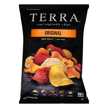 Terra Original Vegetable Sea Salt Chips - 6.8 OZ 12 Pack