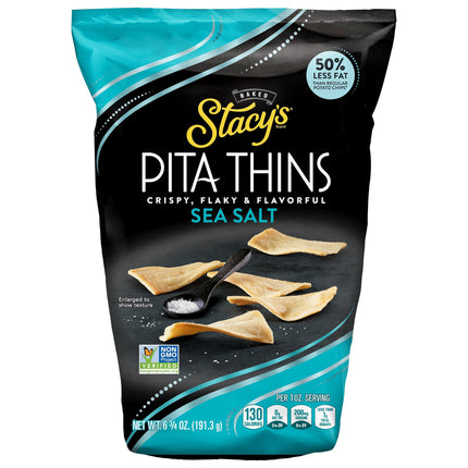 Stacy's Sea Salt Pita Thins - 6.75 OZ 8 Pack