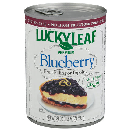 Lucky Leaf Premium Blueberry Pie Filing - 21 OZ 8 Pack