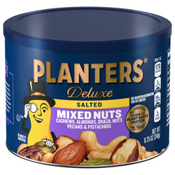 Planter's Nuts Mix Deluxe Sea Salt - 8.75 OZ 12 Pack
