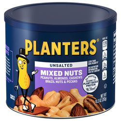 Planter's Nuts Mixed Unsalted - 10.3 OZ 12 Pack