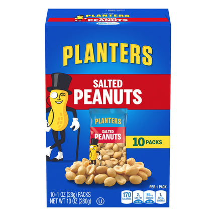 Planter's Peanuts Salted - 10 OZ 6 Pack