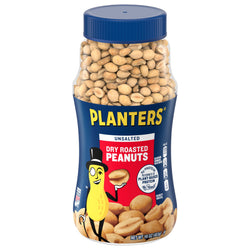Planter's Peanuts Unsalted Dry Roasted - 16 OZ 12 Pack