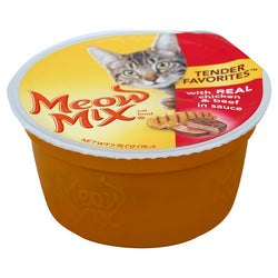 Meow Mix Tender Favorites Chicken & Beef - 2.75 OZ 12 Pack