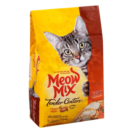 Meow Mix Tender Centers Salmon & White Meat Chicken - 3 LB 4 Pack