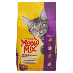 Meow Mix Original Choice Cat Food - 3.15 LB 4 Pack