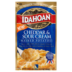 Idahoan Chedder & Sour Cream Mashed Potatoes - 4 OZ 12 Pack