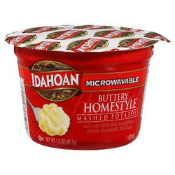 Idahoan Buttery Homestyle Mashed Potatoes Microwaveable Cup - 1.5 OZ 10 Pack