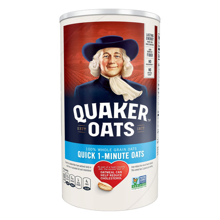 Quaker Oatmeal Quick - 18 OZ 12 Pack