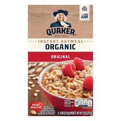 Quaker Instant Oatmeal Organic Regular - 7.9 OZ 6 Pack