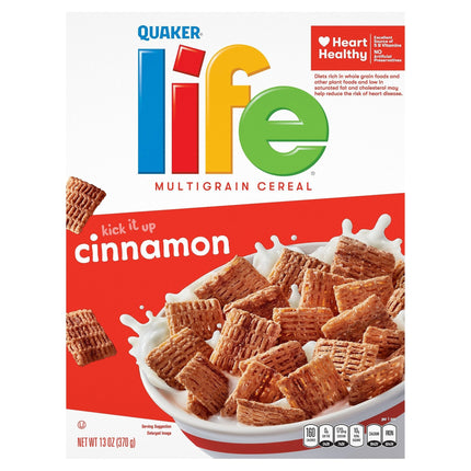 Quaker Cereal Life Cinnamon - 13 OZ 12 Pack