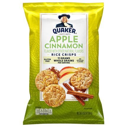 Quaker Snacks Popped Apple Cinnamon - 3.52 OZ 12 Pack