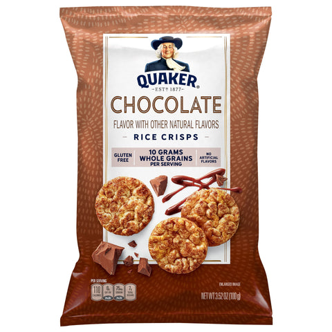 Quaker Snacks Popped Chocolate - 3.52 OZ 12 Pack