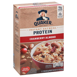 Quaker Instant Oatmeal Protein Cranberry Almond - 13.1 OZ 6 Pack