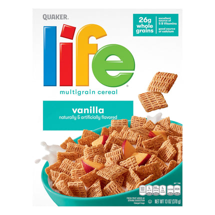 Quaker Vanilla Life Cereal - 13 OZ 12 Pack
