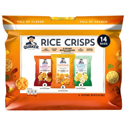 Quaker Gluten Free Rice Crisps Variety Pack - 9.3 OZ 5 Pack