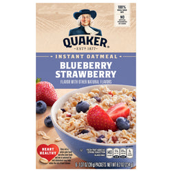 Quaker Instant Oatmeal Blueberry Strawberry - 8.2 OZ 6 Pack