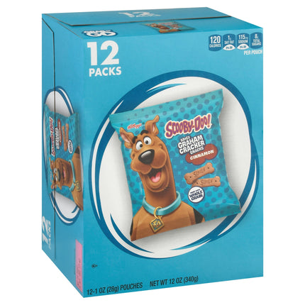 Keebler Scooby Graham Cracker Snacks Cinnamon - 12 OZ 4 Pack