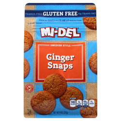 Mi-Del Gluten Free Ginger Snap - 10 OZ 8 Pack