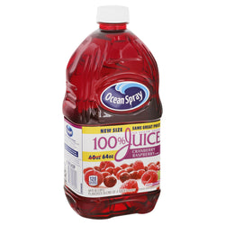 Ocean Spray 100% Cranberry Raspberry Juice - 64 FZ 8 Pack