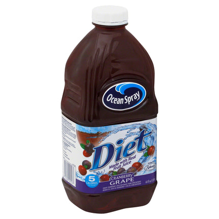 Ocean Spray Diet Cranberry Grape Juice - 64 FZ 8 Pack