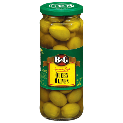 B&G Queen Olives Spanish Style - 10 OZ 12 Pack