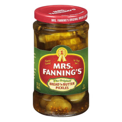 Mrs. Fanning's Pickles Bread & Butter - 12 FZ 12 Pack