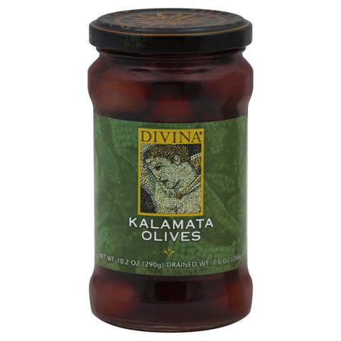 Divina Whole Kalamata Olives - 10.2 OZ 6 Pack