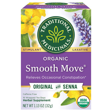 Traditional Medicinals Smooth Move Tea - 16 CT 6 Pack
