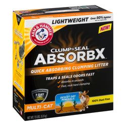 Arm & Hammer Clump & Seal Absorbx Multi-Cat Litter - 15 LB 1 Pack