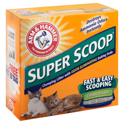 Arm & Hammer Cat Litter Box Super Scoop Fresh Scent - 20 LB 2 Pack