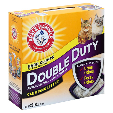 Arm & Hammer Cat Litter Box Double Duty - 20 LB 2 Pack