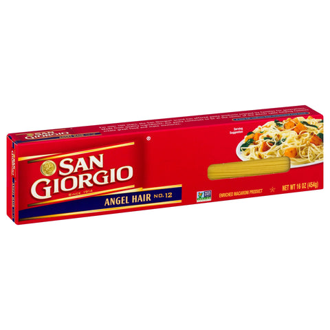 San Giorgio Pasta Angel Hair - 16 OZ 20 Pack