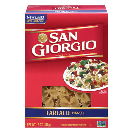 San Giorgio Farfalle Pasta - 12 OZ 12 Pack