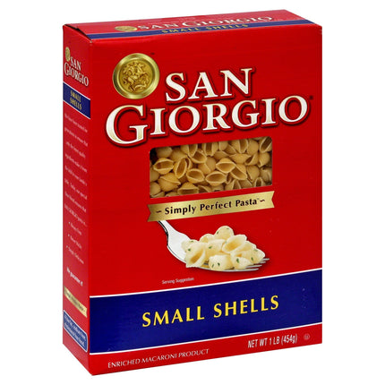 San Giorgio Small Shells Pasta - 16 OZ 12 Pack
