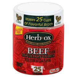 Herbox Bouillon Cubes Beef - 3.25 OZ 12 Pack