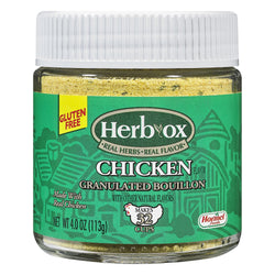 Herbox Bouillon Instant Powder Seasoning Chicken - 4 OZ 12 Pack