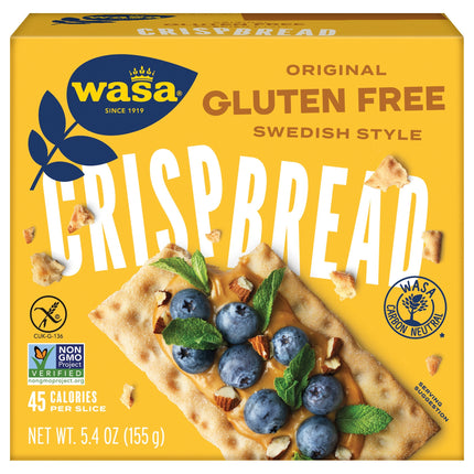 Wasa Gluten Free Original Swedish Style Crispbread - 5.4 OZ 10 Pack