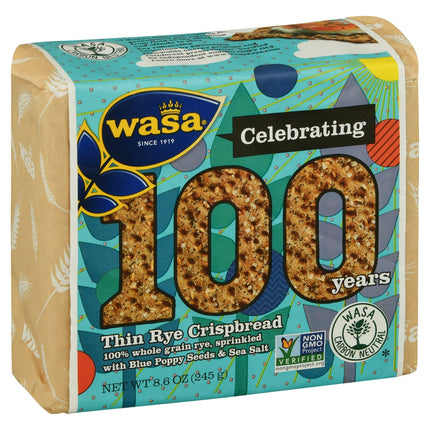 Wasa Thin Rye Crispbread - 8.6 OZ 12 Pack