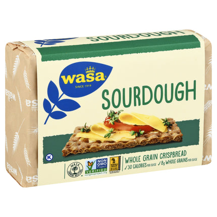 Wasa Sourdough Whole Grain Crispbread - 9.7 OZ 12 Pack