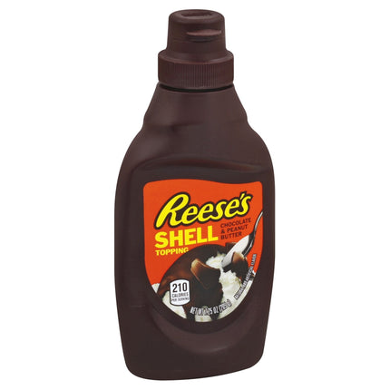 Reese's Shell Topping Chocolate & Peanut Butter - 7.25 OZ 6 Pack