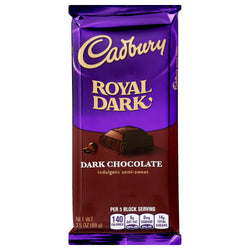 Cadbury Candy Bar King Royal Dark - 3.5 OZ 14 Pack