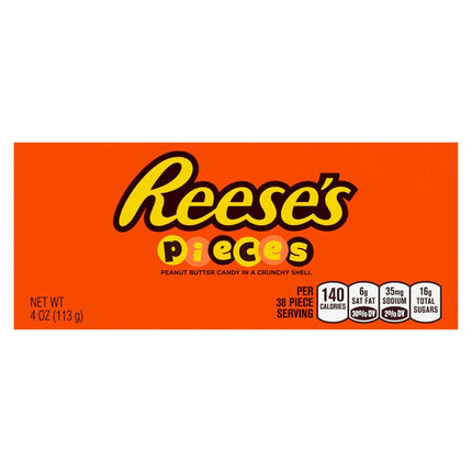 Reeses Pieces Candy Big Box - 4 OZ 12 Pack