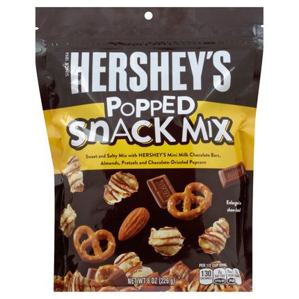 Hershey's Popped Snack Mix - 8 OZ 6 Pack