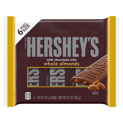 Hershey's Milk Chocolate Bar With Almonds - 8.7 OZ 24 Pack