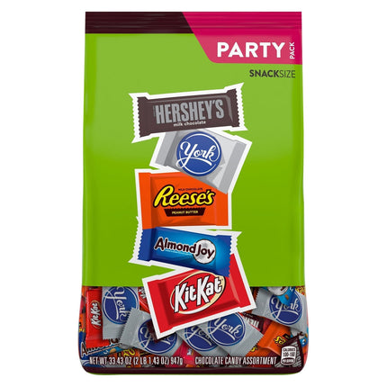 Hershey's Snack Size Party Pack - 33.43 OZ 9 Pack