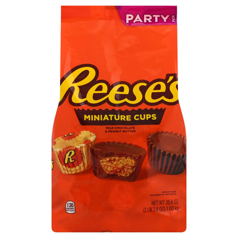 Reese's Miniature Peanut Butter Cups Party Pack - 35.6 OZ 9 Pack