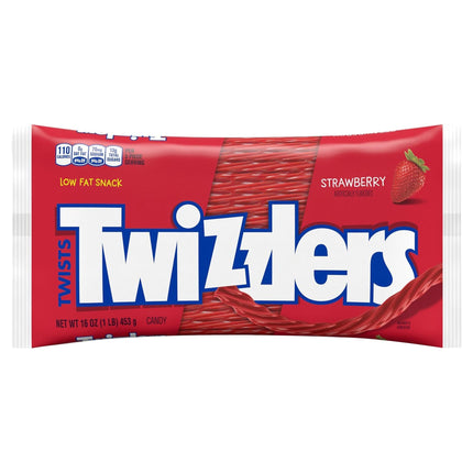 Twizzler's Licorice Strawberry - 16 OZ 24 Pack