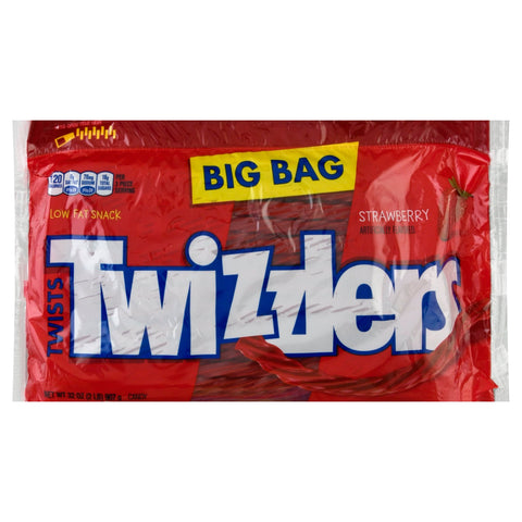 Twizzler's Candy Strawberry Giant Bag - 32 OZ 12 Pack